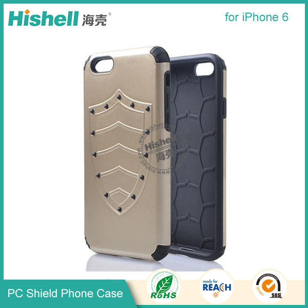 PC and TPU Shield Type Combo Mobile Phone Case for iPhone 6