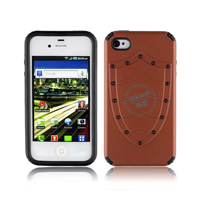 PC and TPU Shield Type Combo Mobile Phone Case for iPhone 4S