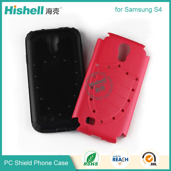 PC and TPU Shield Type Combo Mobile Phone Case for Samsung S4