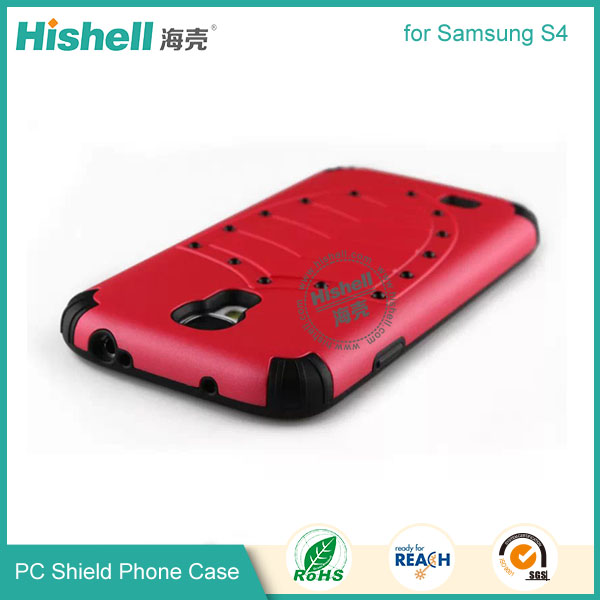 PC and TPU Shield Type Combo Mobile Phone Case for Samsung S4