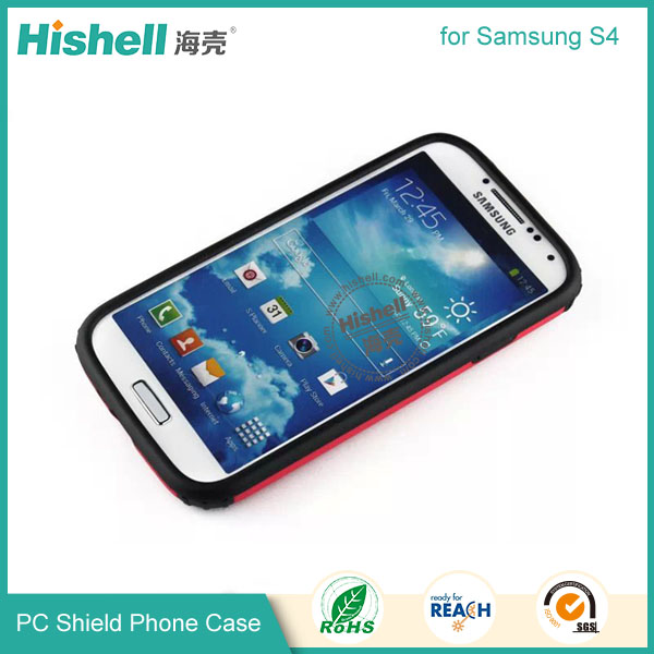 PC and TPU Shield Type Combo Mobile Phone Case for Samsung S4