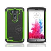 3 in 1 Football Grain Combo Mobile Phone Case for LG G3