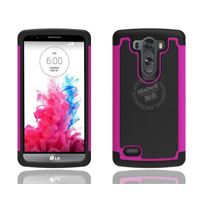 3 in 1 Football Grain Combo Mobile Phone Case for LG G3 Mini