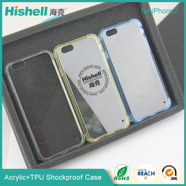 Acrylic TPU Shockproof Mobile Phone Case For IPhone 7