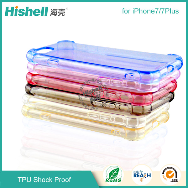 Cell phone tpu phone case--shockproof tpu case for iPhone7