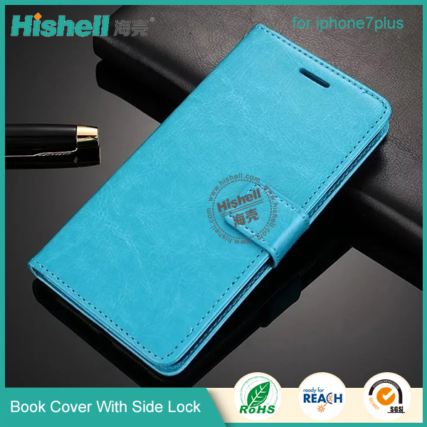 Mobile phone leather flip cover for iPhone 7 Plus