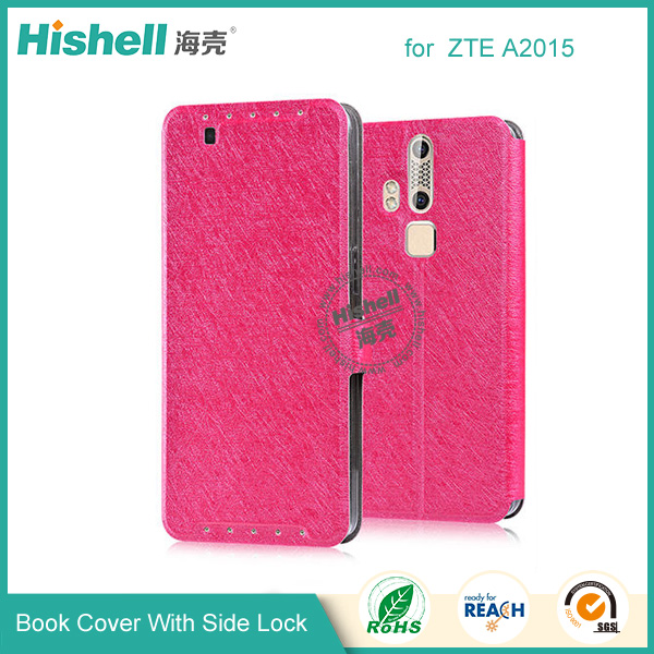PU Leather Case with Side Lock for ZTE A2015