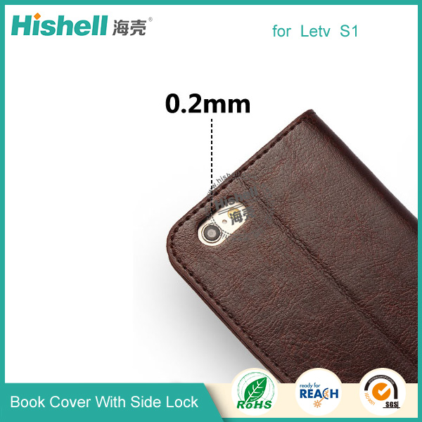Wholesale Flip PU Leather Case With Side Lock for Letv S1