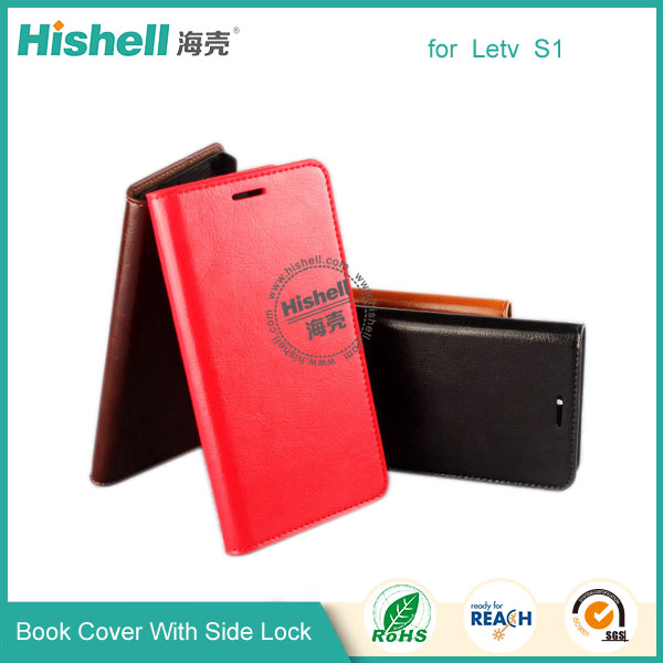 Wholesale Flip PU Leather Case With Side Lock for Letv S1