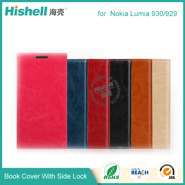 PU Leather Case with Side Lock for Nokia Lumia 930/929