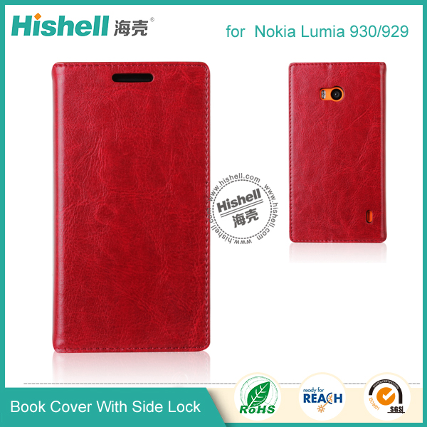 PU Leather Case with Side Lock for Nokia Lumia 930/929