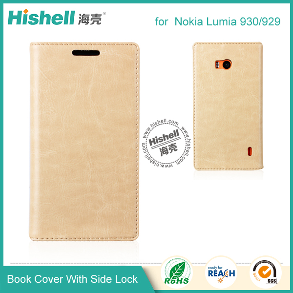 PU Leather Case with Side Lock for Nokia Lumia 930/929