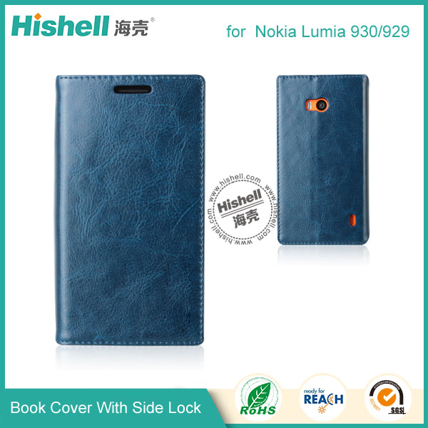 PU Leather Case with Side Lock for Nokia Lumia 930/929