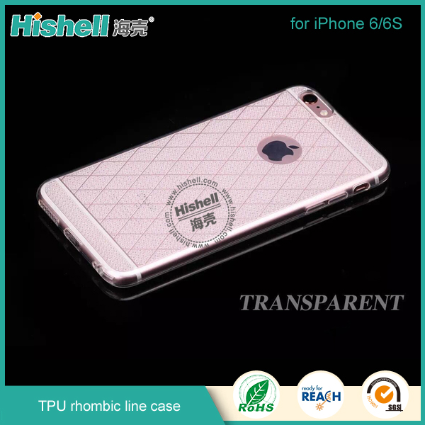 TPU Rhombic Line Case for iPhone 6/6s
