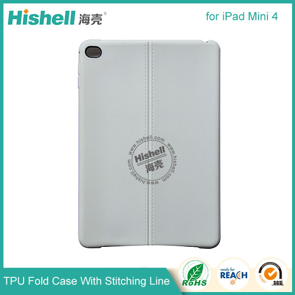 TPU Fold Case with Stiching Line for iPad Mini 4