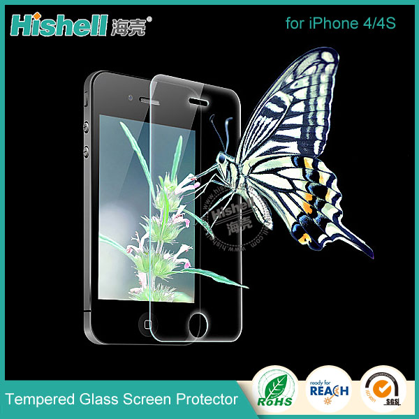 Normal Tempered Glass Screen Protector for iPhone 4/4s