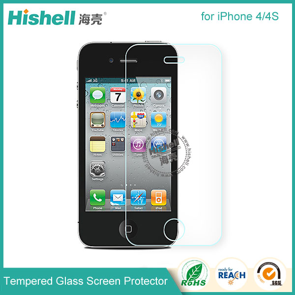 Normal Tempered Glass Screen Protector for iPhone 4/4s