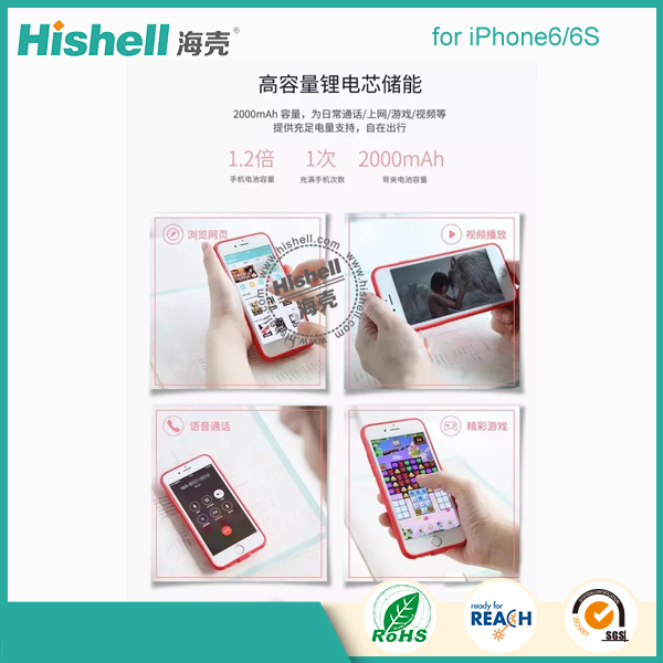 Hishell Ultra-thin Power Bank Attachable case