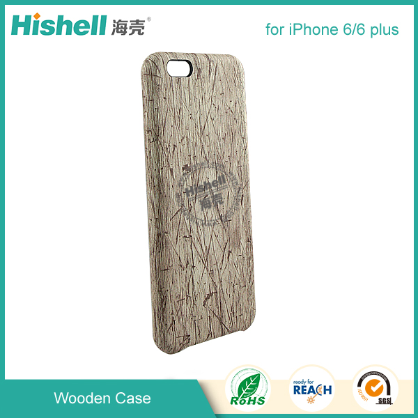 Factory price wholesale wooden style pu leather mobile phone case