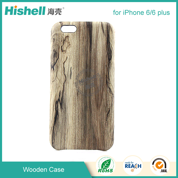 Factory price wholesale wooden style pu leather mobile phone case