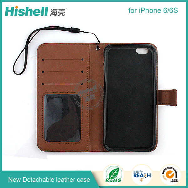 Cell phone accessories, braided leather case for iPhone 6