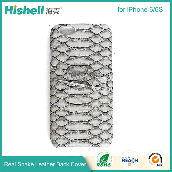 Real snake leather back cover  for iPhone 6-6S