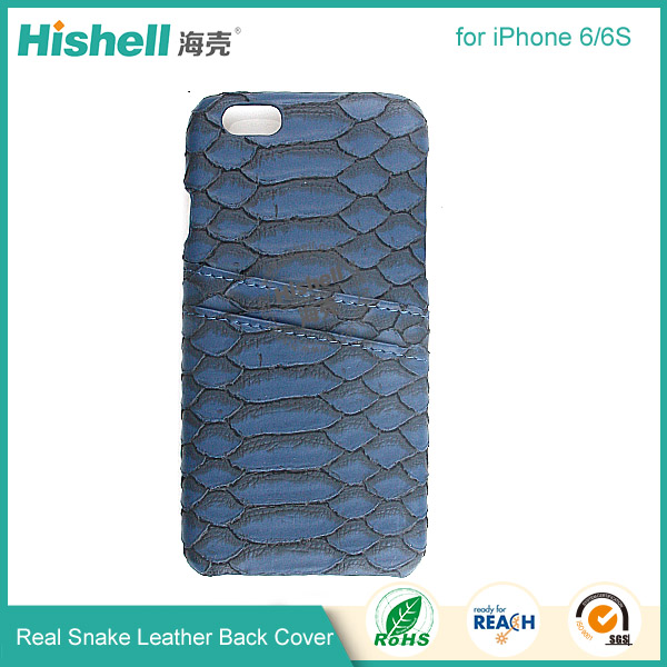 Real snake leather back cover  for iPhone 6-6S