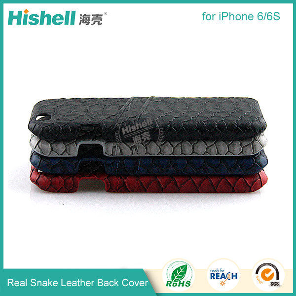 Real snake leather back cover  for iPhone 6-6S