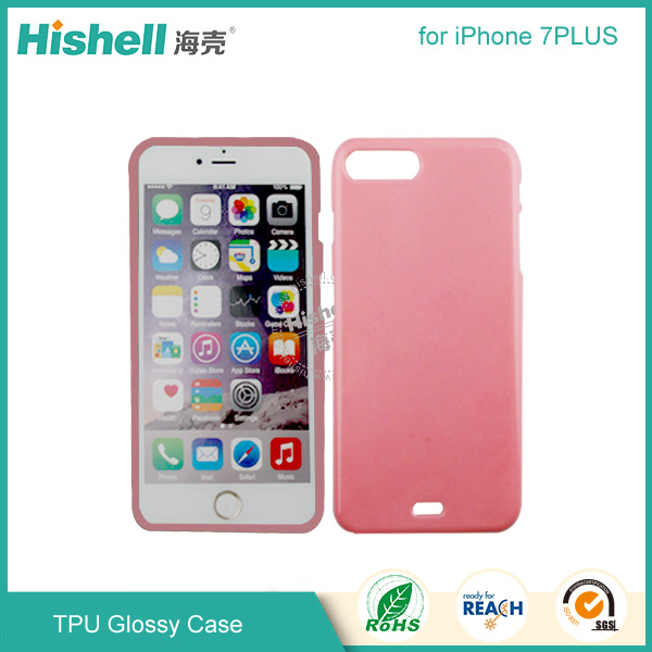 Tpu phone Glossy Case for iphone 7Plus