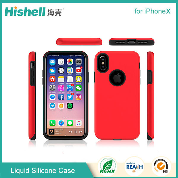 iPhone X Liquid Silicone Phone Case