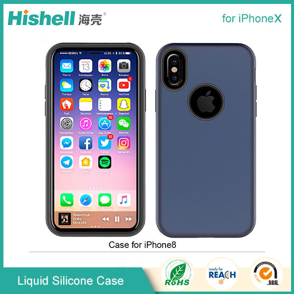 iPhone X Liquid Silicone Phone Case