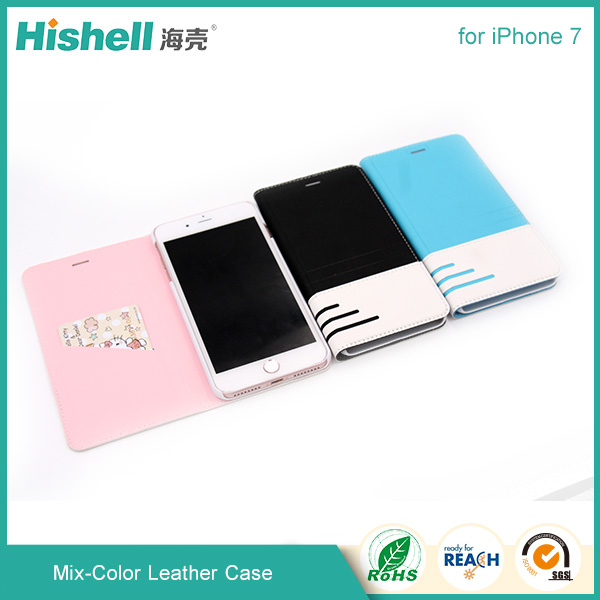 PU Leather back cover case for iPhone 7/7 plus