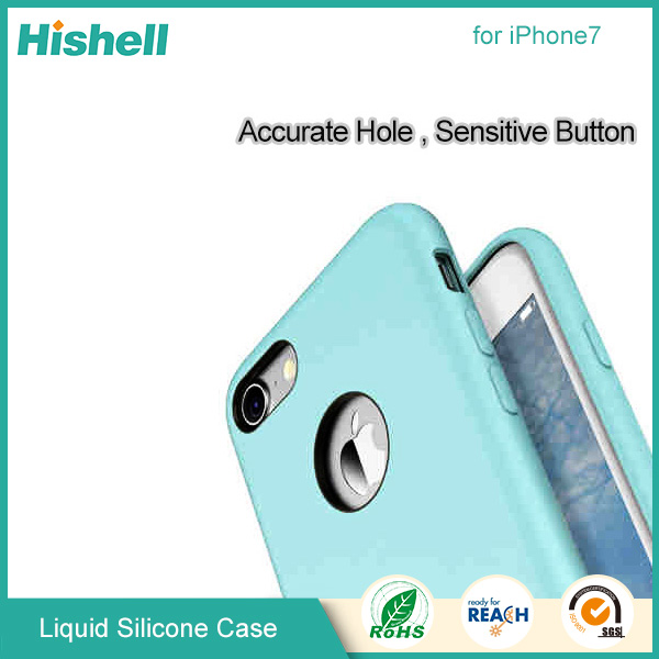 High Quality Mobile Phone Liquid Silicone Rubber Case for iPhone 7