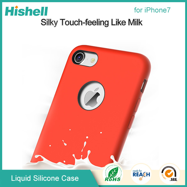 High Quality Mobile Phone Liquid Silicone Rubber Case for iPhone 7