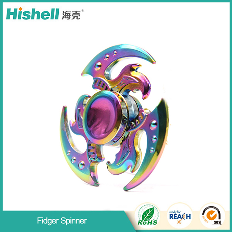 New Fidget Toy Pressure relax Hand Spinner With Trefoil Hand Spinner Toys in China factory