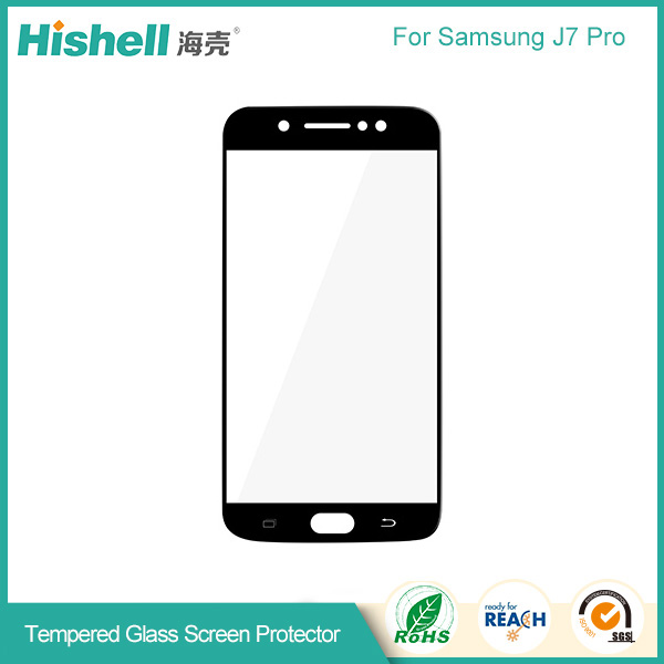 Cell phone glass protector and phone case for Samsung J7pro case