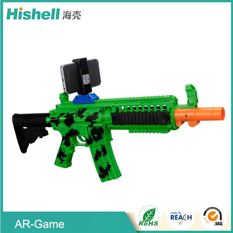 Plastic bluetooth augmented reality gun