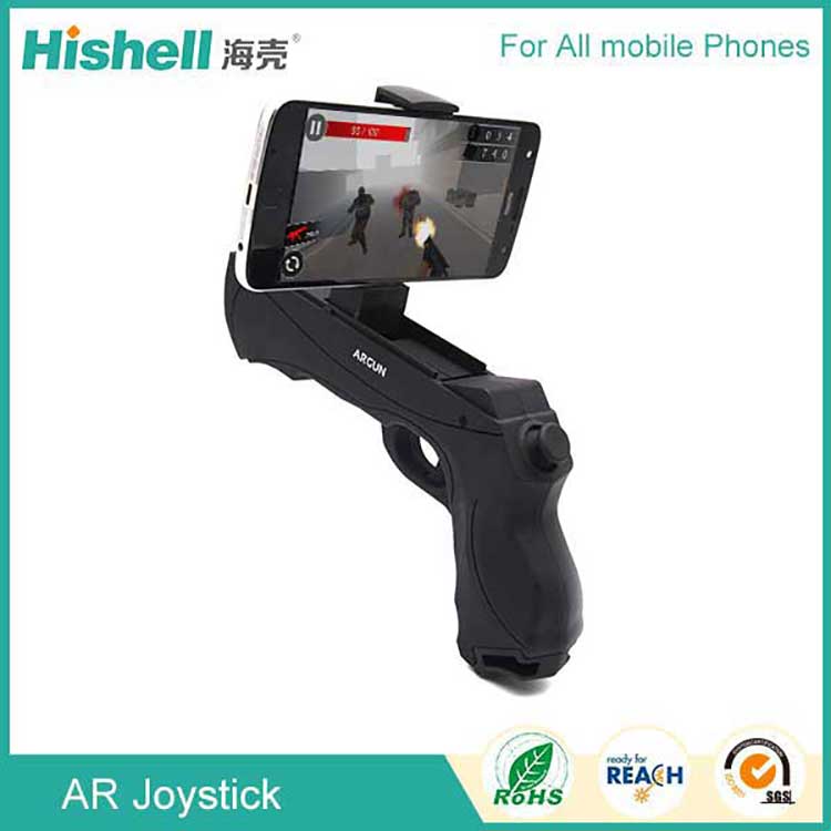 Custom mobile phone shooting game controller Bluetooth AR Gun