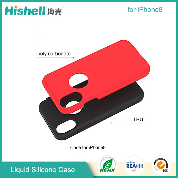 Cell phone PC+TPU combo case for iPhoneX
