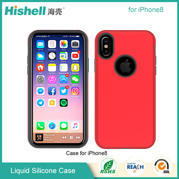 Cell phone PC+TPU combo case for iPhoneX