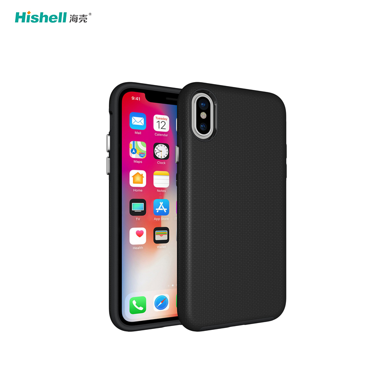 TPU And PC 2 in1 Armor Shockproof Phone Case For Iphone X