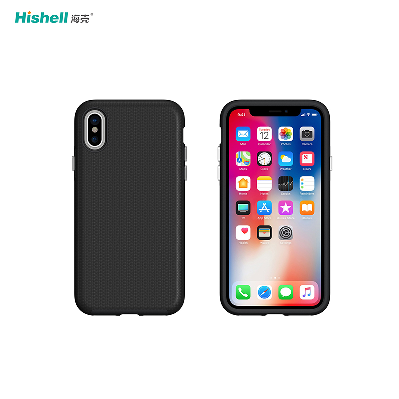 TPU And PC 2 in1 Armor Shockproof Phone Case For Iphone X