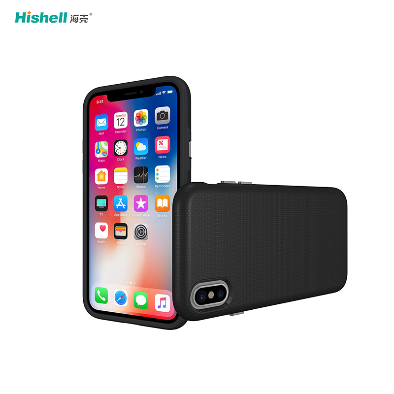 TPU And PC 2 in1 Armor Shockproof Phone Case For Iphone X