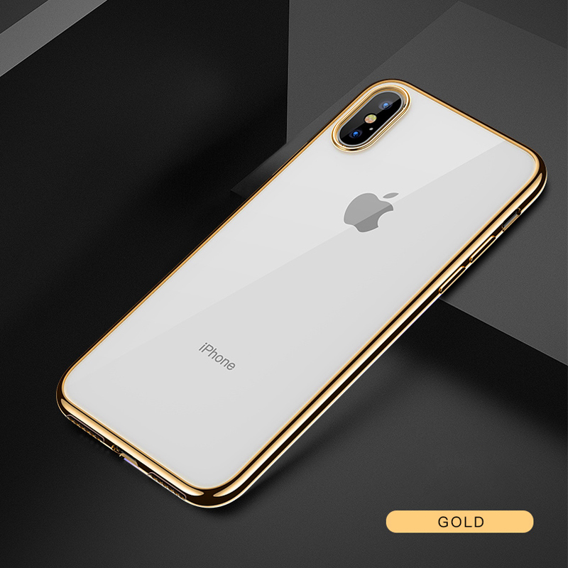 TPU Electroplate Phone Case For Iphone Xs Max
