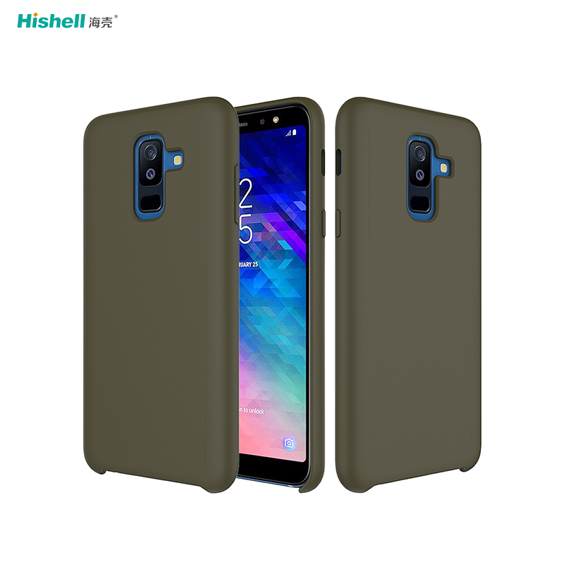 Liquid Silicone Shockproof Mobile Phone Case For Samsung Galaxy A6+