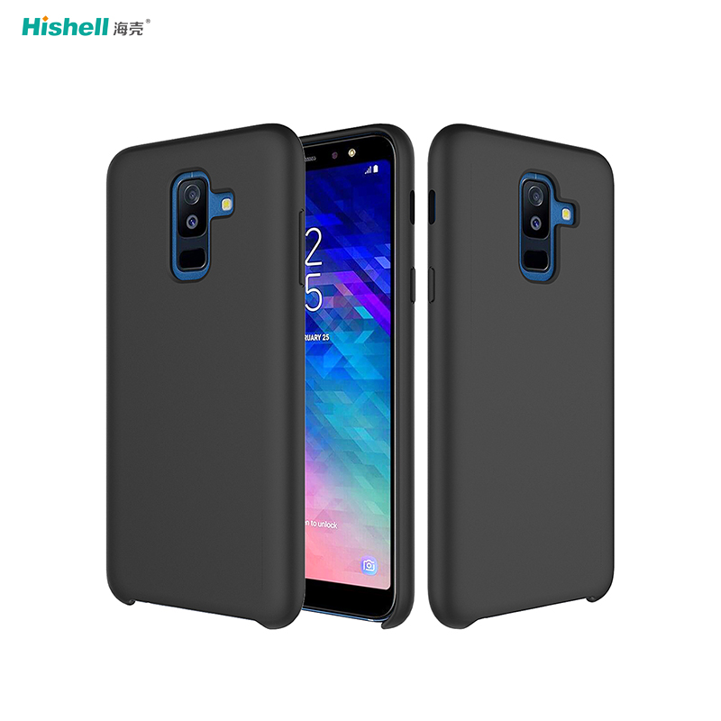 Liquid Silicone Shockproof Mobile Phone Case For Samsung Galaxy A6+