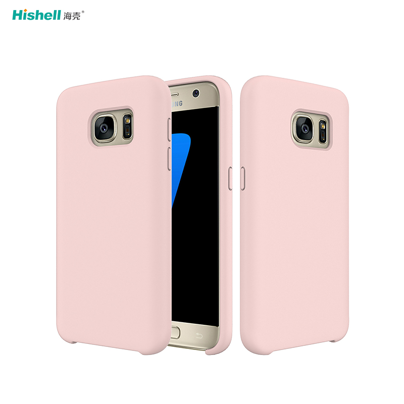 Liquid Silicone Shockproof Phone Case For Samsung Galaxy S7