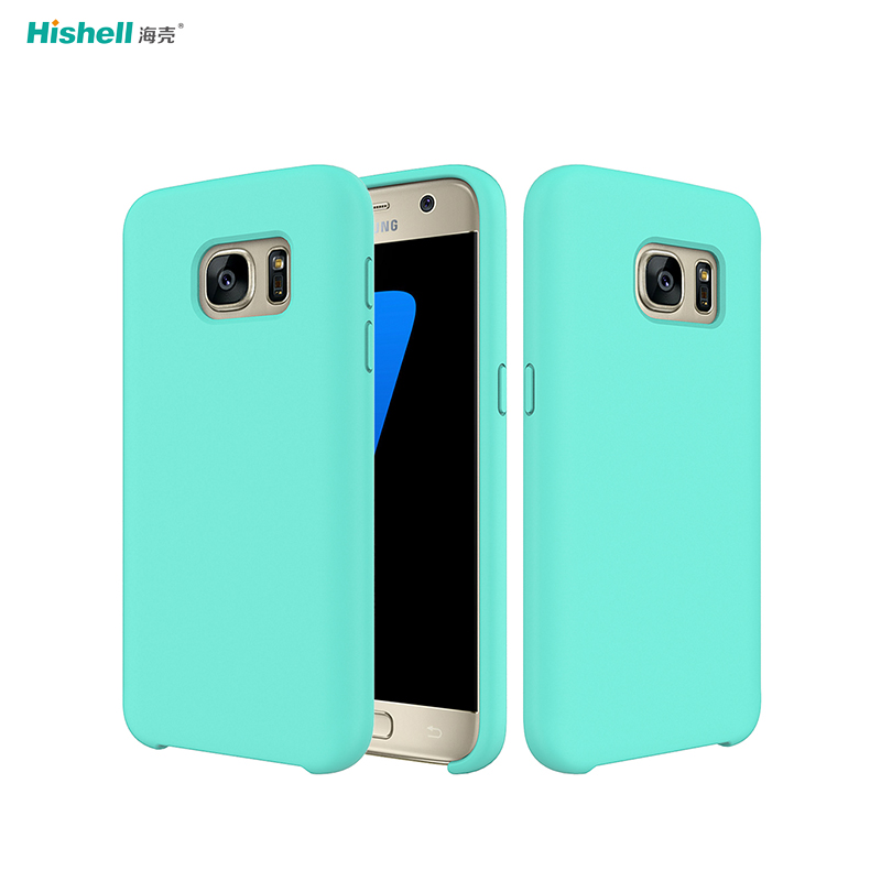 Liquid Silicone Shockproof Phone Case For Samsung Galaxy S7