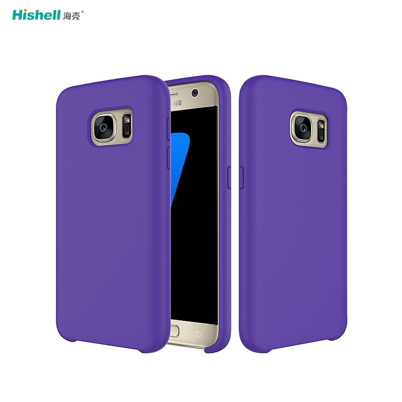 Liquid Silicone Shockproof Phone Case For Samsung Galaxy S7