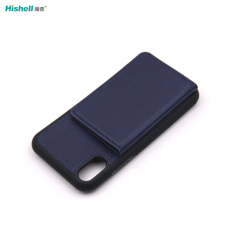 Available Stock 4 Card Bag Non-Slip PU Leather Mobile Phone Case For Iphone XS